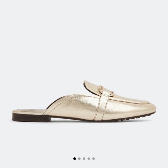 NWT Tory Burch Georgia loafer gold color size 7 - Picture 7 of 9